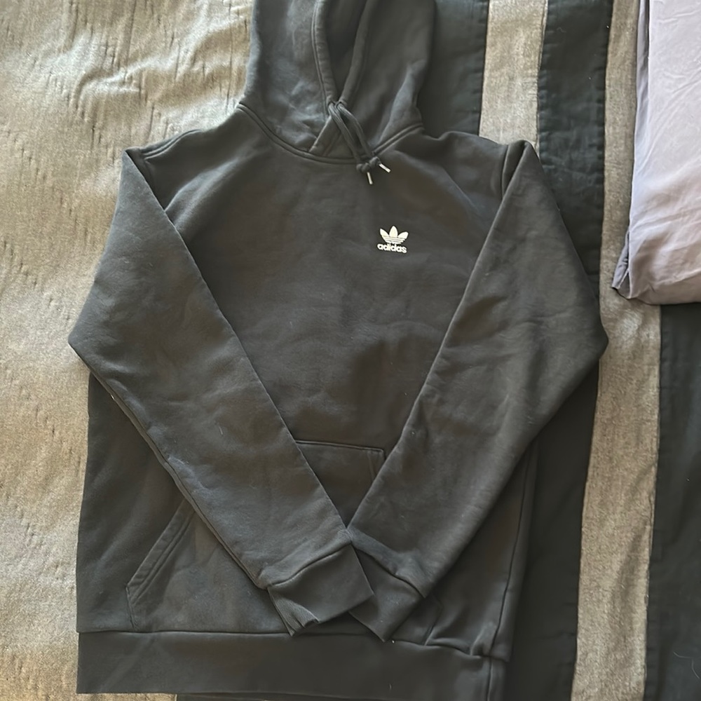 Adidas black hoodie size S